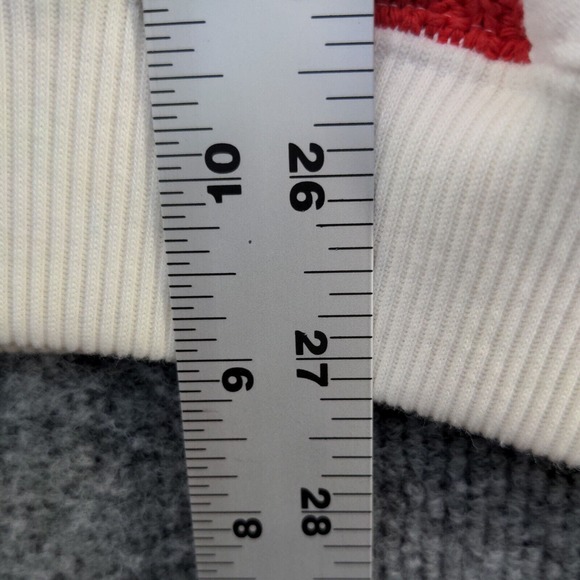 Blast Men's Pullover Sweater White Purple Colorful Striped Size 2X - Picture 12 of 13